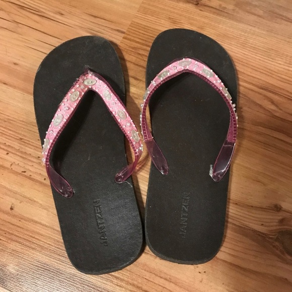 Beach Sandals Jantzen Women’s Size 7 Flip Flops summer shoes resort wear - Picture 1 of 4